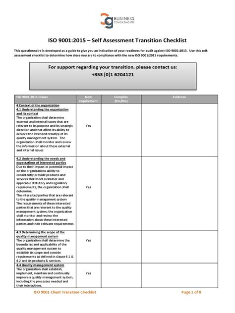 ISO 9001 Self.
